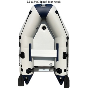 MC230-3 SOLAIRE MARINE 2 Personnes 2.3M PVC Gonflable De Pêche Kayak Radeau Écologique Durable Conception Air Mat Palettes De Sol Transporter - Product Image 1