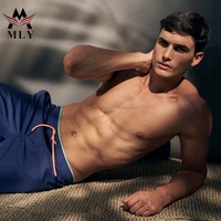 Maillot de bain Bermuda De Nadar, couleur unie, imperméable, vêtements de plage pour hommes, short de bain de haute qualité