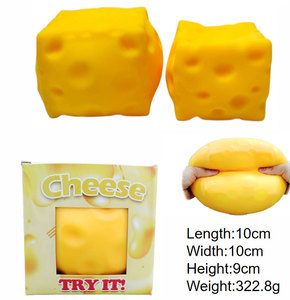 Pelota Sensorial Realista de Queso Gigante TPR, Juguete Antiestrés y para la Ansiedad, Recuerdo de Fiesta, para Apretar y Divertirse, Regalo - Product Image 3