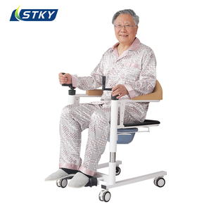 Chaise de transfert manuelle multifonctionnelle pour patient, capacité de charge de 150 kg, fauteuil roulant portable pour personnes âgées et <span class=keywords><strong>handicap</strong></span>ées - Product Image 6