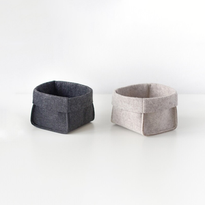 Cestino pratico <span class=keywords><strong>in</strong></span> <span class=keywords><strong>feltro</strong></span> per piccole cose nuova scatola di immagazzinaggio per la casa - Product Image 3