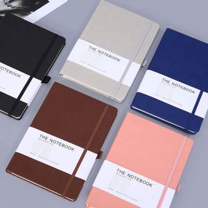 Libreta Personalizable A5 con Tapa Dura de Cuero PU, Económica, con Cierre Elástico y Logotipo Personalizado - Product Image 3