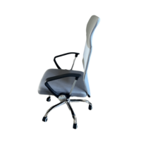 Chaise de bureau de direction en maille de meubles à ossature métallique Chaise de bureau ergonomique avec repose-pieds Hbada E3