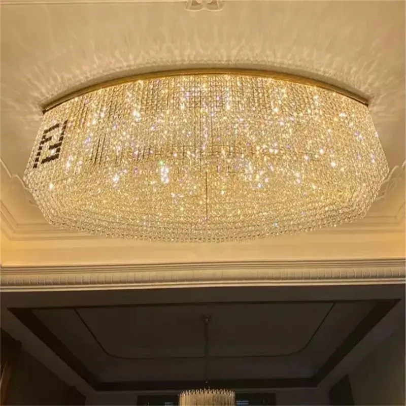 豪華なクリスタル装飾シャンデリア北欧スタイルのシンプルなリビングルーム装飾シャンデリアホテルのシャンデリア豪華に適しています