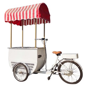New Type Italian Ice Cream Trolley Luxury Ice Cream Display <b>Freezer</b> - Product Image 2