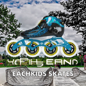 أحذية تزلج احترافية بثلاث عجلات من ألياف الكربون للمراهقين، إطار من الألومنيوم وعجلات من السبائك - Product Image 2