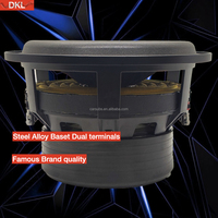 Subwoofer de voiture 8 pouces Compétition 2 + 2 Ohms RMS 400W Strong Punch Bass Speaker 8 "1000W Peak SPL Subwoofer de voiture