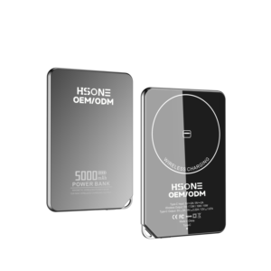 L148B Gravure Laser Gratuite Personnalisée Power Bank Magnétique Ultra-Mince 7,3 mm 15W Sans Fil 5000mAh Affichage LED Trou pour Lanière Multi-Protection - Product Image 3