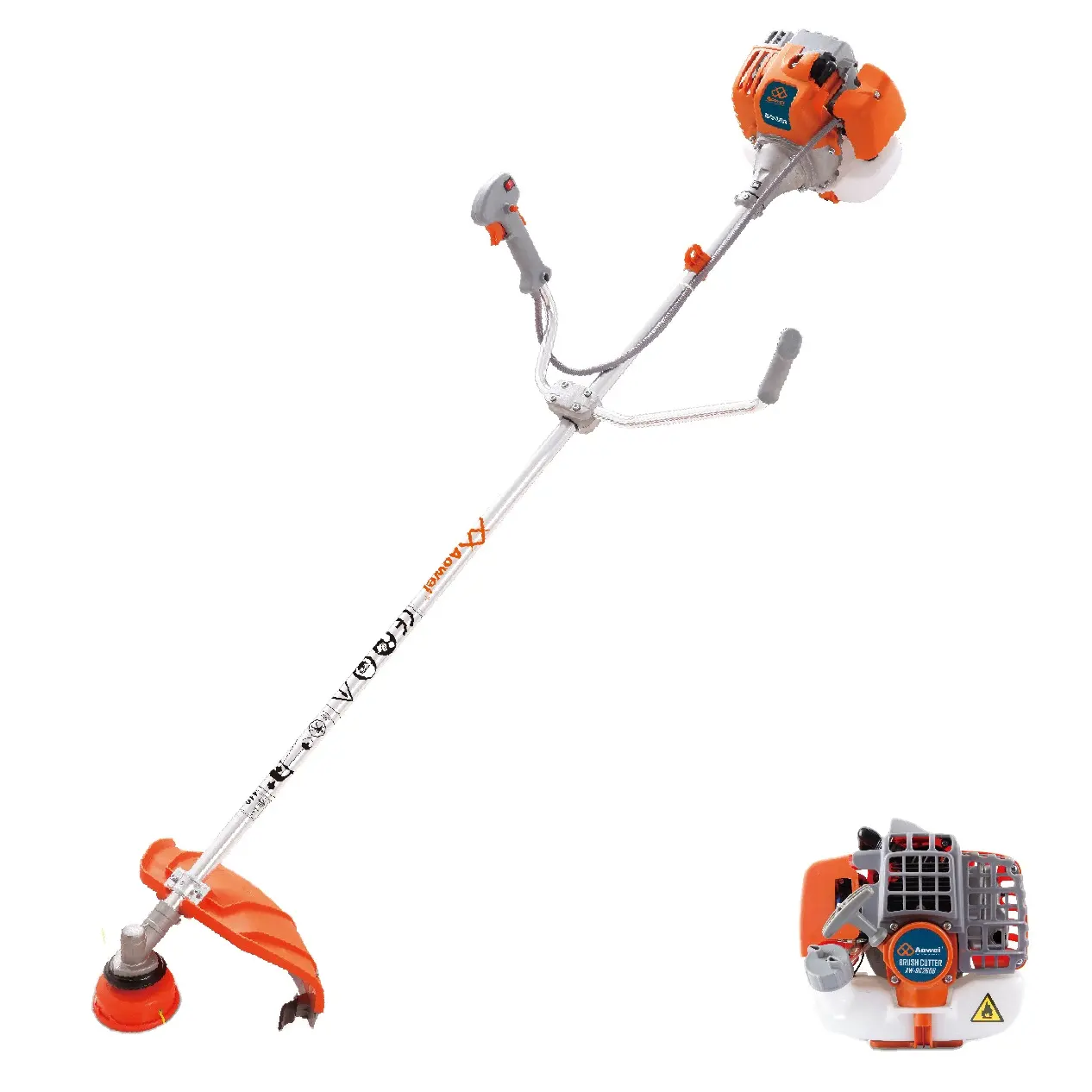 High quality garden trimmer gasoline brush cutter garden tool gasoline backpack brush cutter made in China OEM available