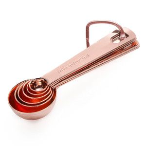 Chapado en acero inoxidable taza de medición de la cuchara y anillo de acero inoxidable de medición cucharas conjunto - Product Image 3