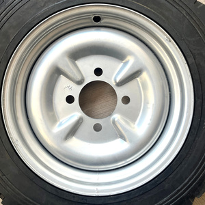 SR1900 19 pollici 20 pollici 4.00-12 pneumatici in gomma piena a quattro fori e ruota per macchine agricole elettriche di ingegneria triciclo - Product Image 5