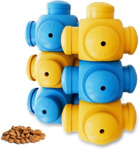 Jouets interactifs pour chiens à assembler soi-même, durables, pour la dentition et la stimulation, avec distributeur de friandises, pour lutter contre l'ennui - Product Image 1
