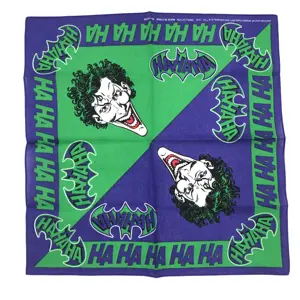 Hoşgeldiniz toptan özel baskı kare % 100% pamuk veya Polyester Bandana