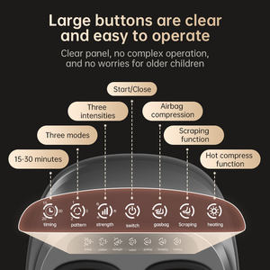 Masseur de pieds chauffant Shiatsu pour soulager la douleur, fasciite plantaire, neuropathie, circulation sanguine, massage profond des pieds - Product Image 4