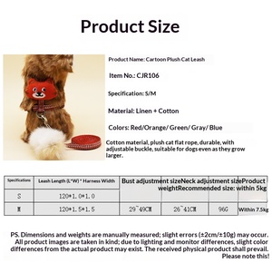 Arnés de Lujo Ajustable para Conejos con Luces LED, 100% Algodón Floral para Animales Pequeños, Hurones, Cobayas, Erizos, Correa para Pasear al Aire Libre - Product Image 4