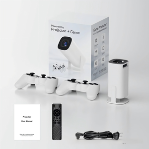 מקרן נייד 2026 גרסה חדשה למשחקים חוצי גבולות CD32(HY300 MAX) 720P אנדרואיד 13 קונסולת משחקים HD CRT - Product Image 2