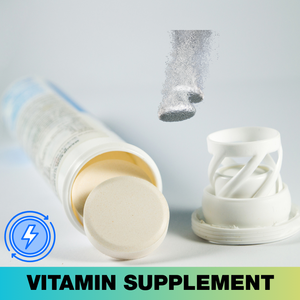 ยาเม็ดฟู่สำหรับเครื่องดื่ม OEM/ODM  ยาเม็ดอิเล็กโทรไลต์และวิตามินซี 1000 มก. สำหรับการดูดซึมน้ำและบำรุงร่างกายทุกวัน - Product Image 2