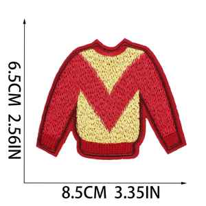 New Iron on 6.5cm Autumn Theme Embroidery Letter Patch for Clothes Bags Decoration - Product Image 6