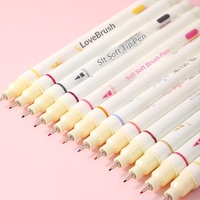 Ensemble de 12 stylos à pointe fine pour le dessin, 0,45 mm, pointe extra fine, stylos en plastique pour le dessin de manga de précision, le croquis et la calligraphie