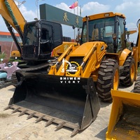 Retroexcavadora JCB 4cx chargeuse-pelleteuse d'occasion à partir de 2019, chargeuse-pelleteuse JCB originale multifonctionnelle 3CX 4CX 4x4 fabriquée au Royaume-Uni