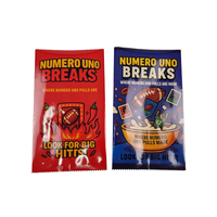 Sacs en mylar personnalisés Sac à fermeture arrière Petits sacs en plastique Sachet d'emballage pour cartes à collectionner Sachet pour supermarché