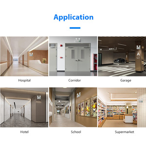 Sản phẩm mới giá rẻ giá 3W 90Min thời gian khẩn cấp Wall Mount sắt ABS trường trong nhà bệnh viện hai đầu dẫn ánh sáng khẩn cấp - Product Image 6