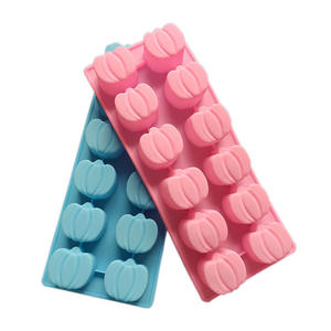 Hot Sale 12 Pack Silicone Pumpkin and Biscuit Mold Cake Tools Mold for <b>Chocolate</b> and Baking Bpa Free Candy Biscuit Mold - Product Image 6