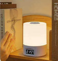 New Hot Rechargeable Smart Night <b>Light</b> With 3 Colors Eye-friendly <b>Touch</b> LED Clock <b>Bedside</b> Lamp Ambient <b>Light</b> - Product Image 4