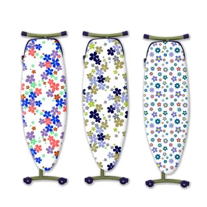 Custom Adjustable Hotel Foldable Ironing Board With Iron Rest Sleeve Folding Iron Board Heat Resistant Fabric Cover
