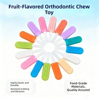 Chewies orthodontiques multi-saveurs en forme de crème glacée pour gouttières d'alignement dentaire