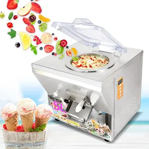 Vendita calda grande capacità tavolo verticale cilindro batch freezer/macchina per gelato duro/gelatiera