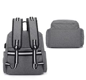 Bolsa de Pañales de Gran Capacidad, Impermeable, con Carga USB, para Bebés, Colorida, para Viajes, Tipo <span class=keywords><strong>Mochila</strong></span> - Product Image 4