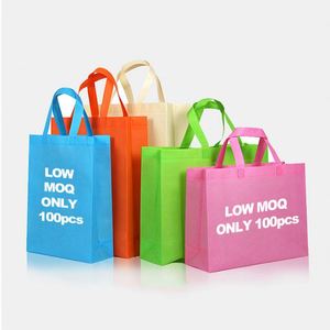 Sac de shopping réutilisable en tissu non tissé en polypropylène, pliable, écologique, recyclable, format A4, avec logo imprimé personnalisé - Product Image 1