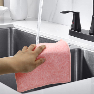 ウェットドライメタルメッシュ布家庭用クリーニングツール用多目的ワイヤー食器洗いラグ食器洗い精練パッドキッチンタオル - Product Image 3