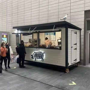 Conteneur de luxe magasin mobile Bar boutique 20 pieds conteneur préfabriqué maison pour restauration rapide - Product Image 5