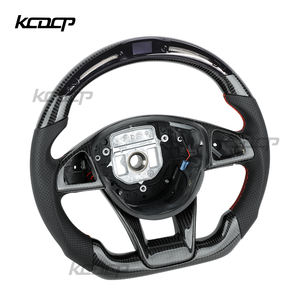 Volant LED en fibre de carbone personnalisé pour Benz W205 C260 <span class=keywords><strong>C300</strong></span> W204 GLA GLC E63 S63 G500 GLE GLS G65 GT C200 - Product Image 2