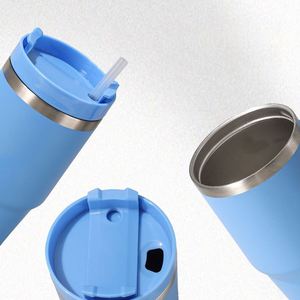 Wholesale Customized Good Quality New 20oz 590ml Stainless <b>Steel</b> Tumbler with Handle - Product Image 5