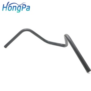 Manubrio per <span class=keywords><strong>moto</strong></span> Ape <span class=keywords><strong>Vintage</strong></span> in metallo nero/cromato manubrio per <span class=keywords><strong>moto</strong></span> a vita alta - Product Image 2