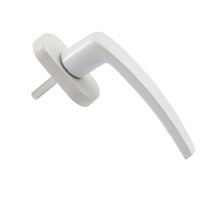 Manijas de Ventana de Diseño Europeo de Buena Calidad, Cerradura OEM para Ventana de PVC, Manijas de <span class=keywords><strong>Aluminio</strong></span> Blancas para Ventanas Abatibles a Bajo Precio - Product Image 4