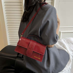 Sac à main élégant et luxueux pour femme, en cuir PU, modèle selle, vente directe du fabricant, très demandé. - Product Image 2