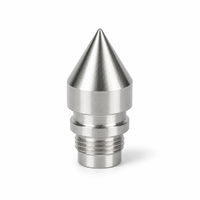 Broches coniques filetées de précision usinées CNC OEM en acier inoxydable, laiton, aluminium – Pièces de fixation personnalisées