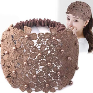 HZM-60886 Ren Headbands Head Bọc Đàn Hồi Thanh Lịch Bohemian Cổ Điển Tóc Turban Tóc Rộng Ban Nhạc Phụ Kiện Cho Phụ Nữ Cô Gái - Product Image 4