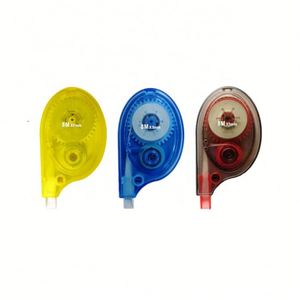 Ruban correcteur en plastique blanc et coloré pour étudiants, design mignon, prix préférentiel - Product Image 1