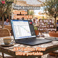OEM 13 Inch 2.8K 400nits High Brightness Laptop 0.96kg Carbon Fiber Intel N150 Ordinateur Portable Notebook PC for Outdoor Work