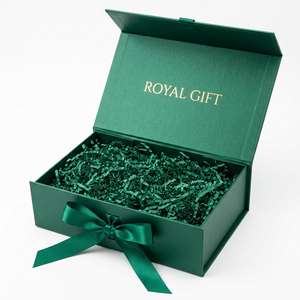 Elegante Scatola Regalo Magnetica con Coperchio <span class=keywords><strong>a</strong></span> Nastro per Occasioni Speciali e Anniversari, con Finitura Satinata Liscia ed Elegante - Product Image 2