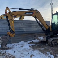 Machinerie d'excavation Sany à vendre, excavatrice d'occasion, machinerie de construction, équipement Sany60Excavator