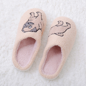 <span class=keywords><strong>Pantofole</strong></span> Personalizzate da Donna per Casa, Morbide e Pelose, Invernali, alla Moda, con Ricamo di Animali Cani e Gatti - Product Image 3
