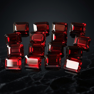 Fine Quality Natural Red Garnet Loose Gemstone | Octagon Cut Blood Red Color | High Quality Gemstone 1-1.2 Carat Color Play for - Product Image 6