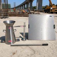 Plaque d'extension professionnelle en acier inoxydable de qualité supérieure, haute précision 0,5 %, pour test de coulée du béton, protection IP55