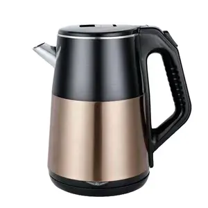 2024 Welcome samovar multi function 220v 1.2L 1.8L stainless steel electric kettle health pot in golden for hotel JT-1830A